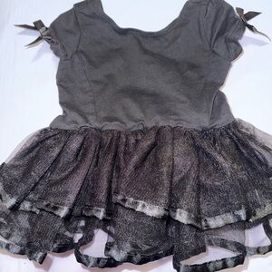 Ruffle Butts Black Leotard